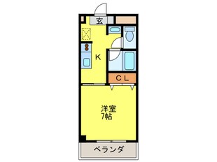 コーポ金鈴の物件間取画像